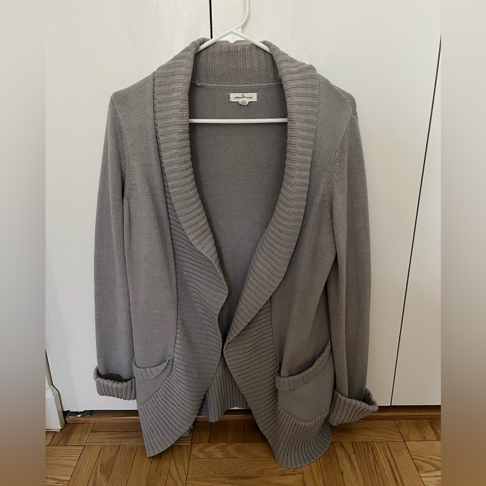 Silence + Noise Gray Women's Cardigan